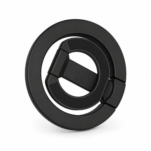 Magnetic Phone Ring Holder - Black